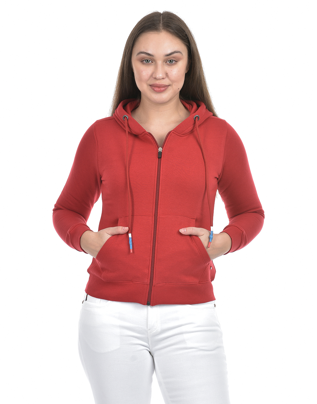 Numero Uno Women Solid Red Sweat Shirt